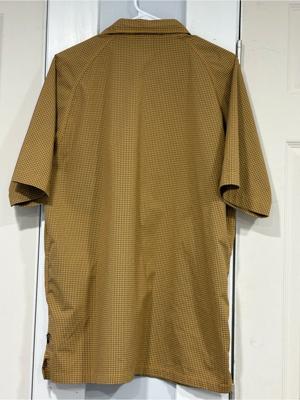 The North Face Men's Short-Sleeve Button-Down Shirt - Mustard Check